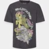 YOURTURN My Little Pony Wash Graphic - T-Shirt Print - Black -Yourturn 010b7f56f66d47c7bec0415b7f1e2ee3