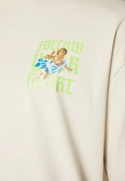 YOURTURN Unisex - T-Shirt Print - Beige -Yourturn 027a1916b2584855ac86edc38b572444