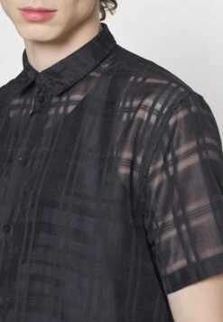 YOURTURN Mesh Shirt - Overhemd - Black 13 YOURTURN Mesh Shirt - Overhemd - Black -Yourturn 043b77c5d0d14fa5a654e6f104e1868e