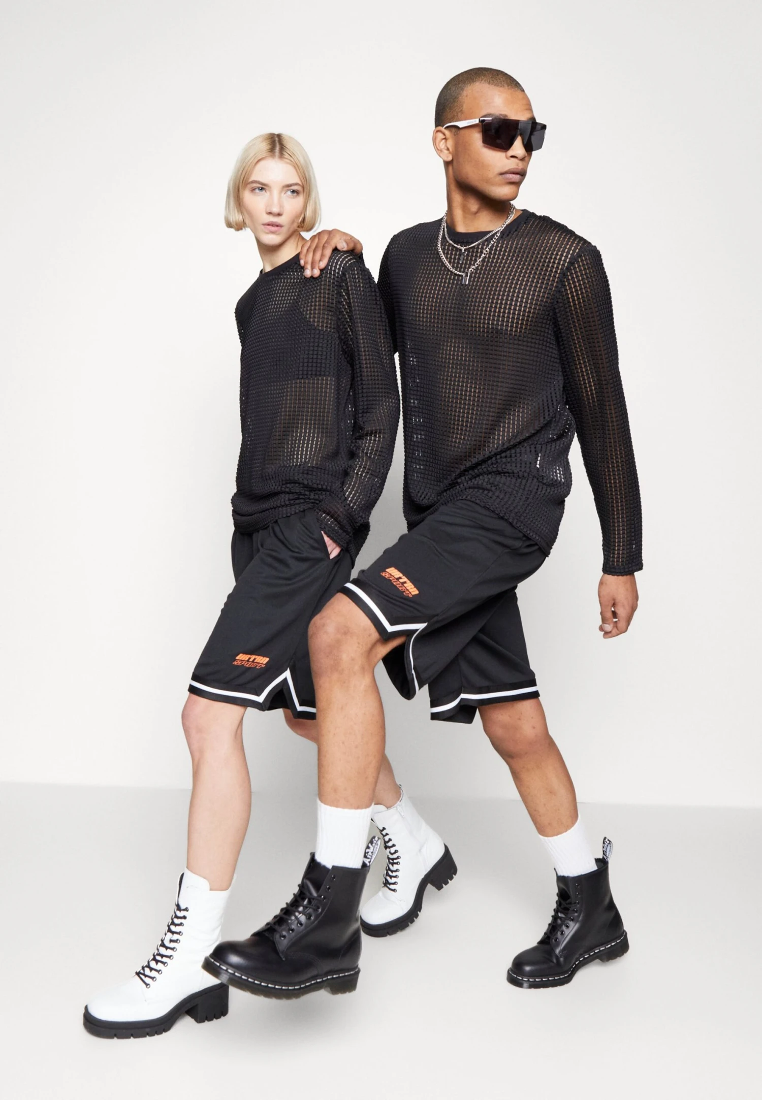 YOURTURN Unisex - Shorts - Black 6 YOURTURN Unisex - Shorts - Black - Afbeelding 4