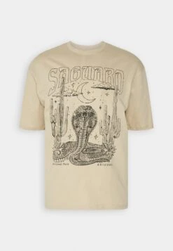 YOURTURN Unisex - T-Shirt Print - Tan -Yourturn 0509e4a795f4496d822dbadc2f46e429