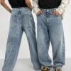 YOURTURN Baggy Jeans Unisex - Relaxed Fit Jeans - Dark Blue Denim -Yourturn 065c168ac6014a5eabb0b9d456597c17
