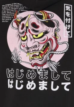 YOURTURN Tokyo Street Hoodie Unisex - Hoodie - Black -Yourturn 070a4235dc5246a4a4a59c2269c0ee6a