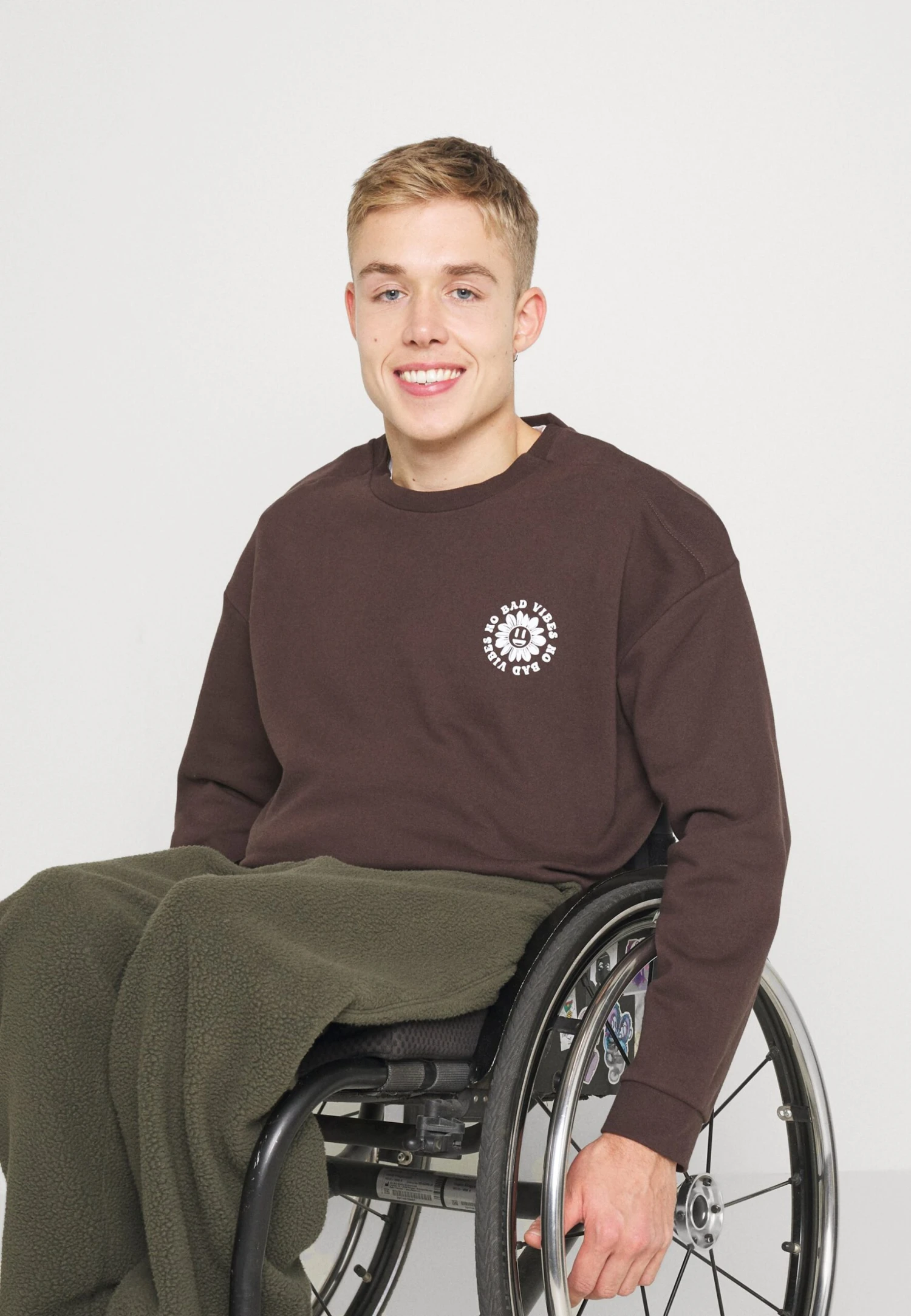 YOURTURN Unisex - Sweater - Dark Brown 6 YOURTURN Unisex - Sweater - Dark Brown - Afbeelding 4