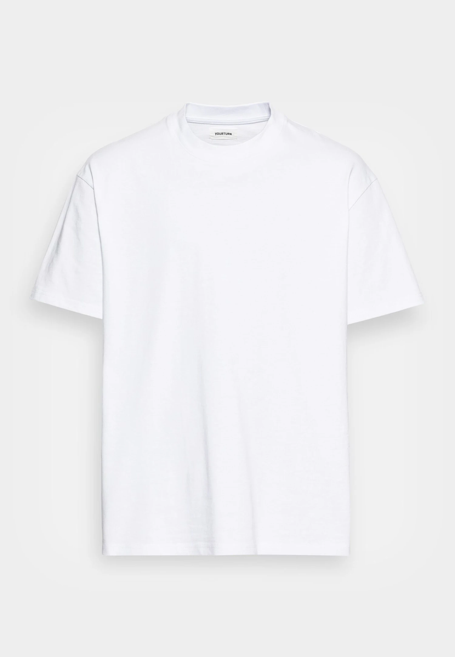 YOURTURN Heavy Weight Tee Unisex - T-Shirt Basic - White 6 YOURTURN Heavy Weight Tee Unisex - T-Shirt Basic - White - Afbeelding 4