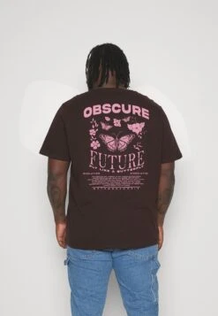 YOURTURN T-Shirt Print - Dark Brown -Yourturn 13116ad3a1c34e15a12a2ff09004abbc