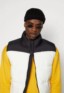 YOURTURN Puffer Vest Unisex - Bodywarmer - Black/White -Yourturn 15fb2b9461114cf3bc4b9370605dc900