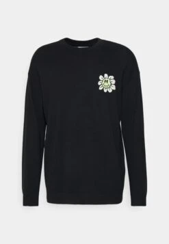 YOURTURN Crewneck With A Flower - Trui - Black -Yourturn 1a95398e01964ef2994868db2207dc57