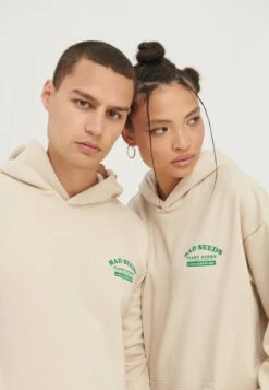 YOURTURN Unisex - Hoodie - Beige -Yourturn 1be0e2f88fc346d3a3e3bb8099ead1cb