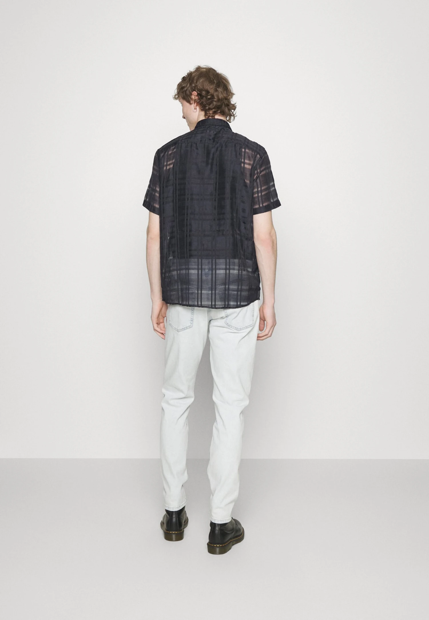 YOURTURN Mesh Shirt - Overhemd - Black 5 YOURTURN Mesh Shirt - Overhemd - Black - Afbeelding 3