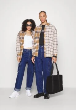 YOURTURN Cargo Denim Wide Leg Unisex - Relaxed Fit Jeans - Rinsed Denim 9 YOURTURN Cargo Denim Wide Leg Unisex - Relaxed Fit Jeans - Rinsed Denim -Yourturn 1e419028bc394e4ca30cb0af8edf585c