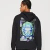 YOURTURN Rick And Morty Unisex - Hoodie - Black -Yourturn 1e59f8fbd2944f048097d4ccf0730fb0