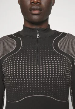 YOURTURN Jaquard Sports Unisex - Longsleeve - Black -Yourturn 20f1c1c2c1c54ee08c32897a78968a2a