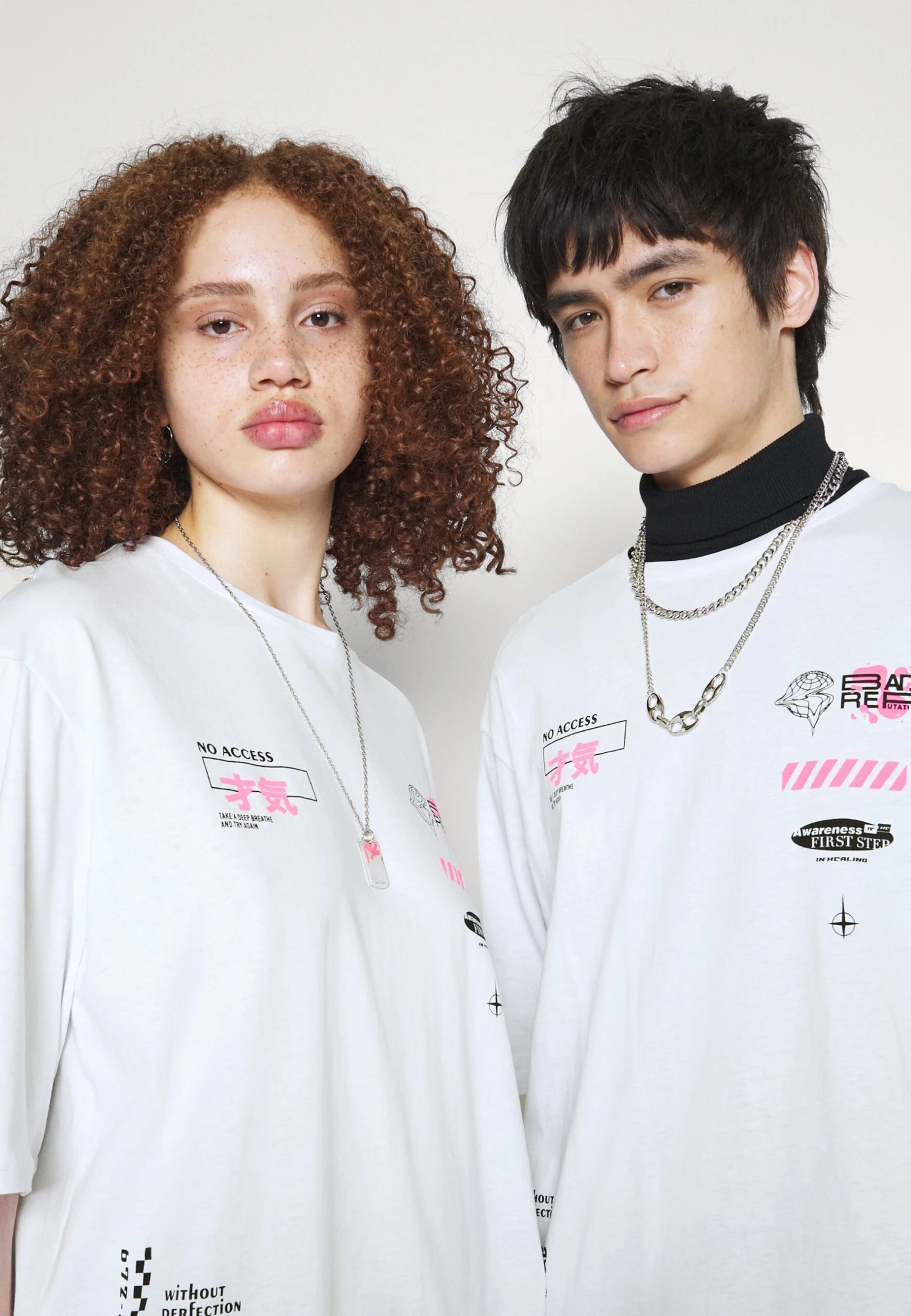 YOURTURN Unisex - T-Shirt Print - White 6 YOURTURN Unisex - T-Shirt Print - White - Afbeelding 4