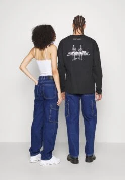 YOURTURN Cargo Denim Wide Leg Unisex - Relaxed Fit Jeans - Rinsed Denim 10 YOURTURN Cargo Denim Wide Leg Unisex - Relaxed Fit Jeans - Rinsed Denim -Yourturn 25a443cf47cf4ce3b9345c7fd7249a8f