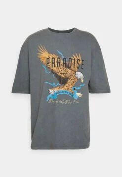 YOURTURN Unisex - T-Shirt Print - Mottled Black -Yourturn 28d215fc6f2b4e13857e1ab0f19ccd6a