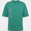 YOURTURN Print Wash Unisex - T-Shirt Print - Green 2 YOURTURN Print Wash Unisex - T-Shirt Print - Green -Yourturn 2d029038fce6411b82871a546738b389
