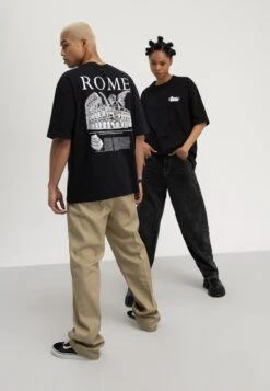 YOURTURN Rome Tee Unisex - T-Shirt Print - Black -Yourturn 4392367090dc45f889c9f83e2cd8c6b1