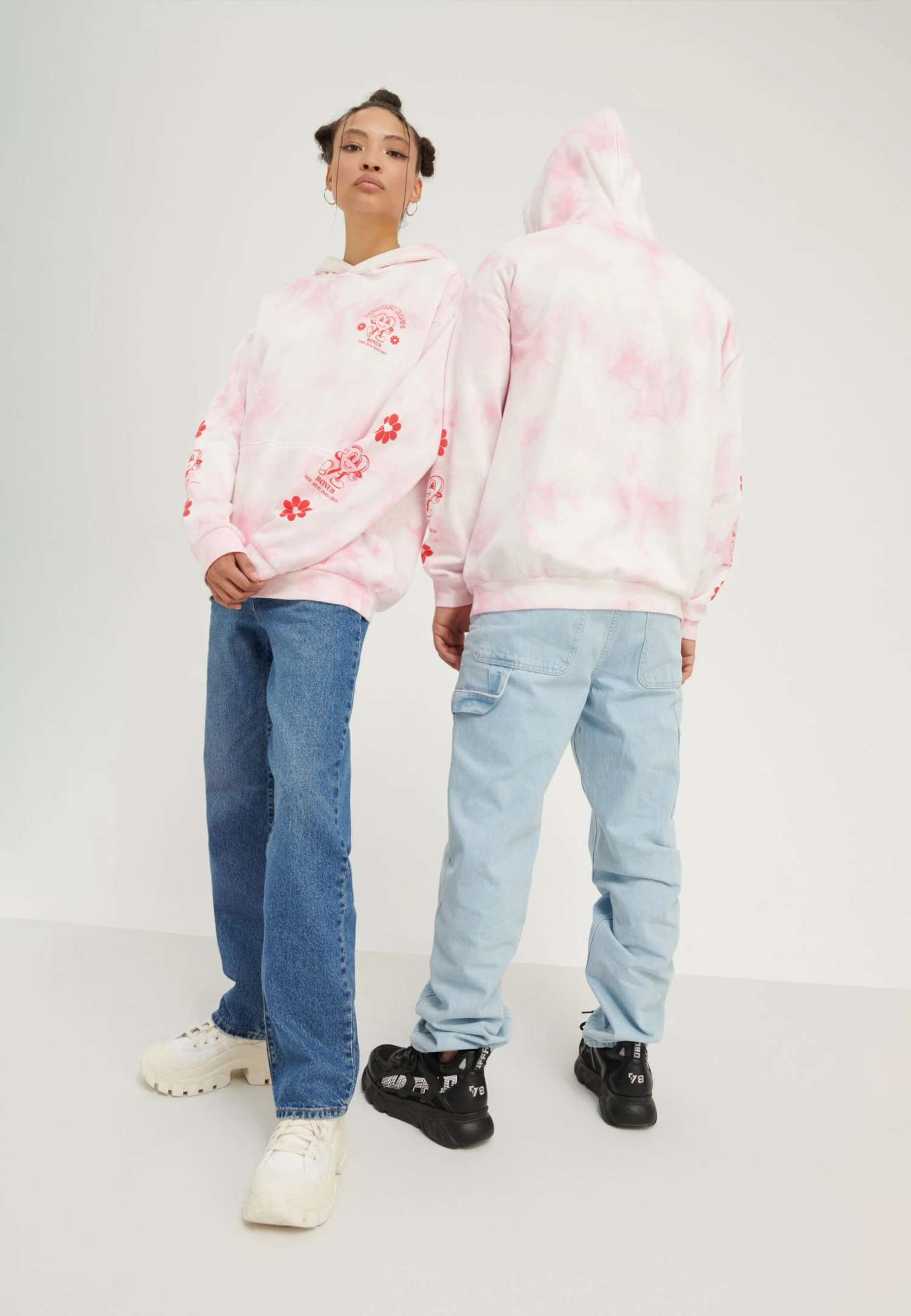 YOURTURN Unisex - Sweater - Pink 5 YOURTURN Unisex - Sweater - Pink - Afbeelding 3