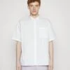 YOURTURN Plain Boxi Fit Unisex - Overhemd -White -Yourturn 4bdbcec6354f4e09ba1389991d2aabb6