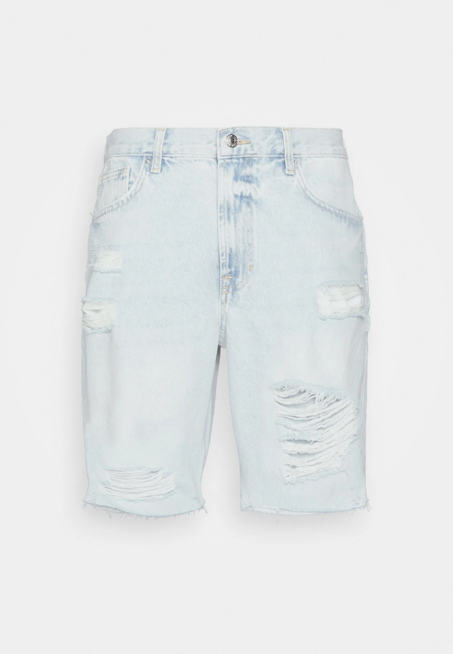 YOURTURN Unisex - Jeansshort - Light Blue Denim 8 YOURTURN Unisex - Jeansshort - Light Blue Denim - Afbeelding 6