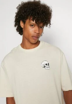 YOURTURN SkullGraphic- T-Shirt Print - Beige -Yourturn 51933a913e1d4c3a999b17b2e224b5c5