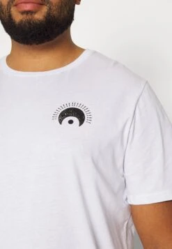 YOURTURN Eye Moon Tee Unisex - T-Shirt Print - White -Yourturn 56ce331059a24c8899d65fca950cb314