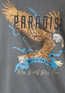 YOURTURN Unisex - T-Shirt Print - Mottled Black -Yourturn 573becdabc2c4eb99d660cf9b88838b9