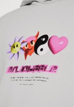 YOURTURN Unisex - Hoodie - Grey -Yourturn 5f427095ab404a61acea2e3572c03832