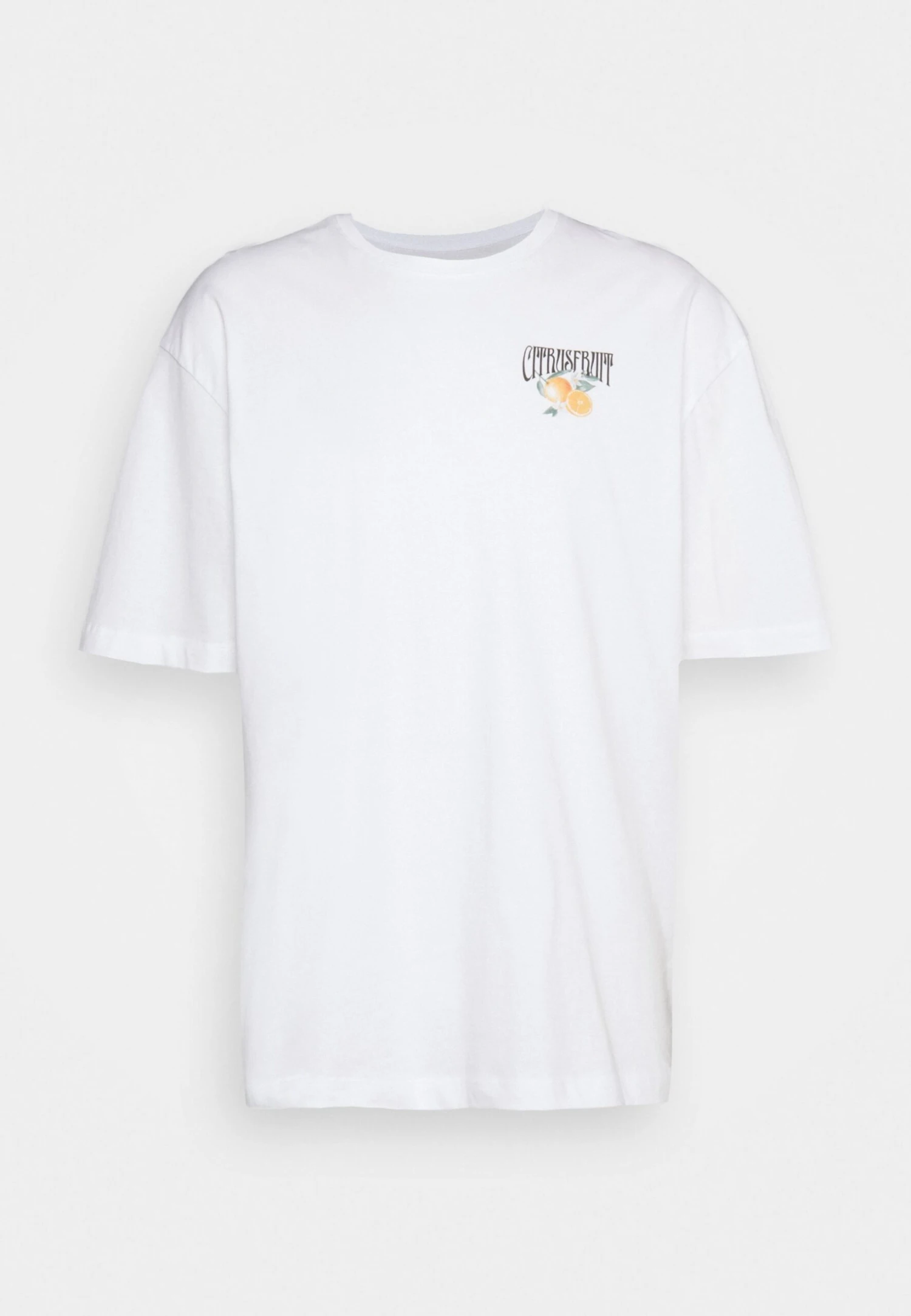 YOURTURN Orange Fruit Graphic Tee- T-Shirt Print - White 7 YOURTURN Orange Fruit Graphic Tee- T-Shirt Print - White - Afbeelding 5
