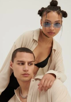 YOURTURN Unisex - Overhemdblouse - Beige -Yourturn 6ab281e3772f47cdbf3cee85d570219b