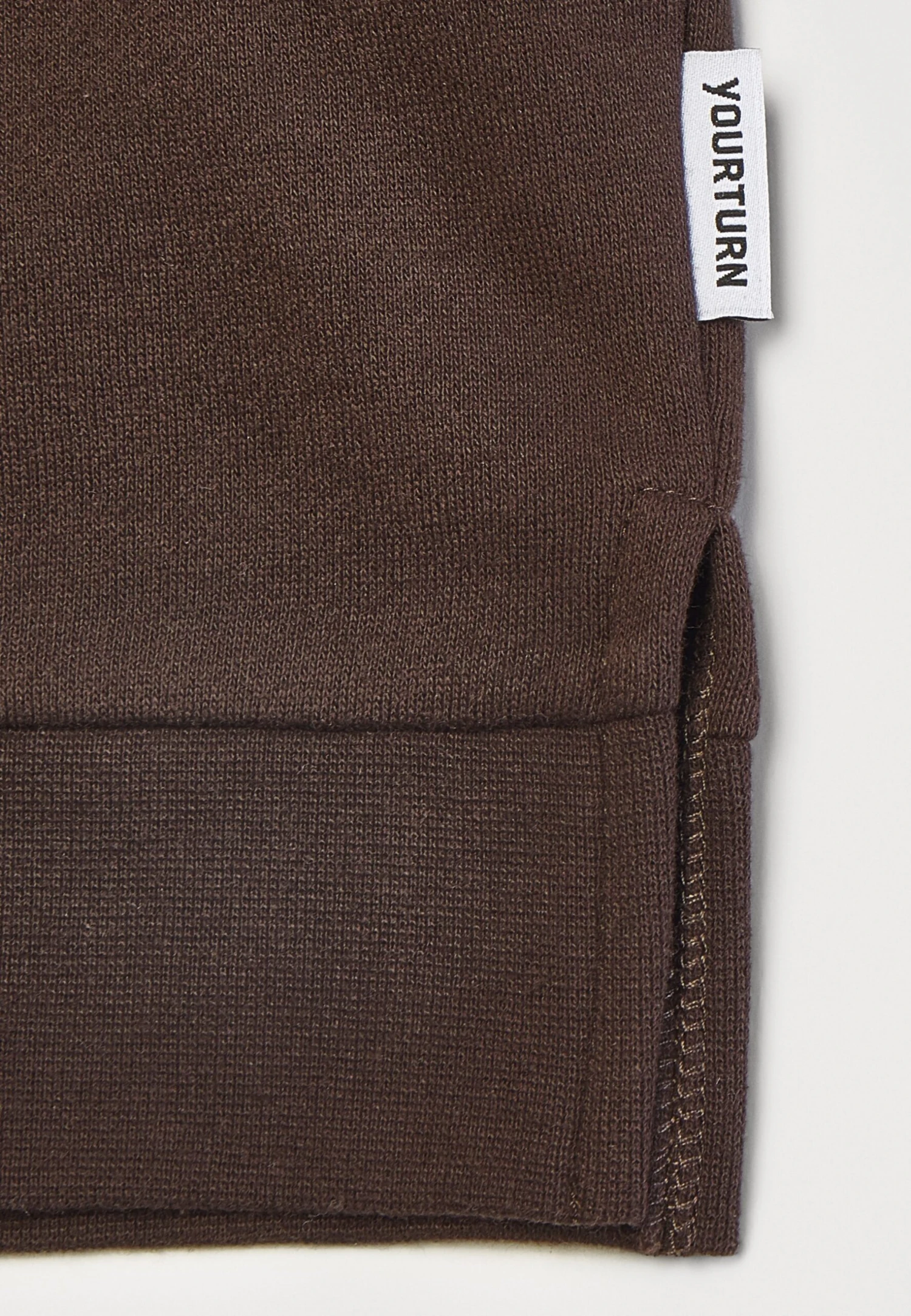 YOURTURN Unisex - Sweater - Dark Brown 14 YOURTURN Unisex - Sweater - Dark Brown - Afbeelding 12