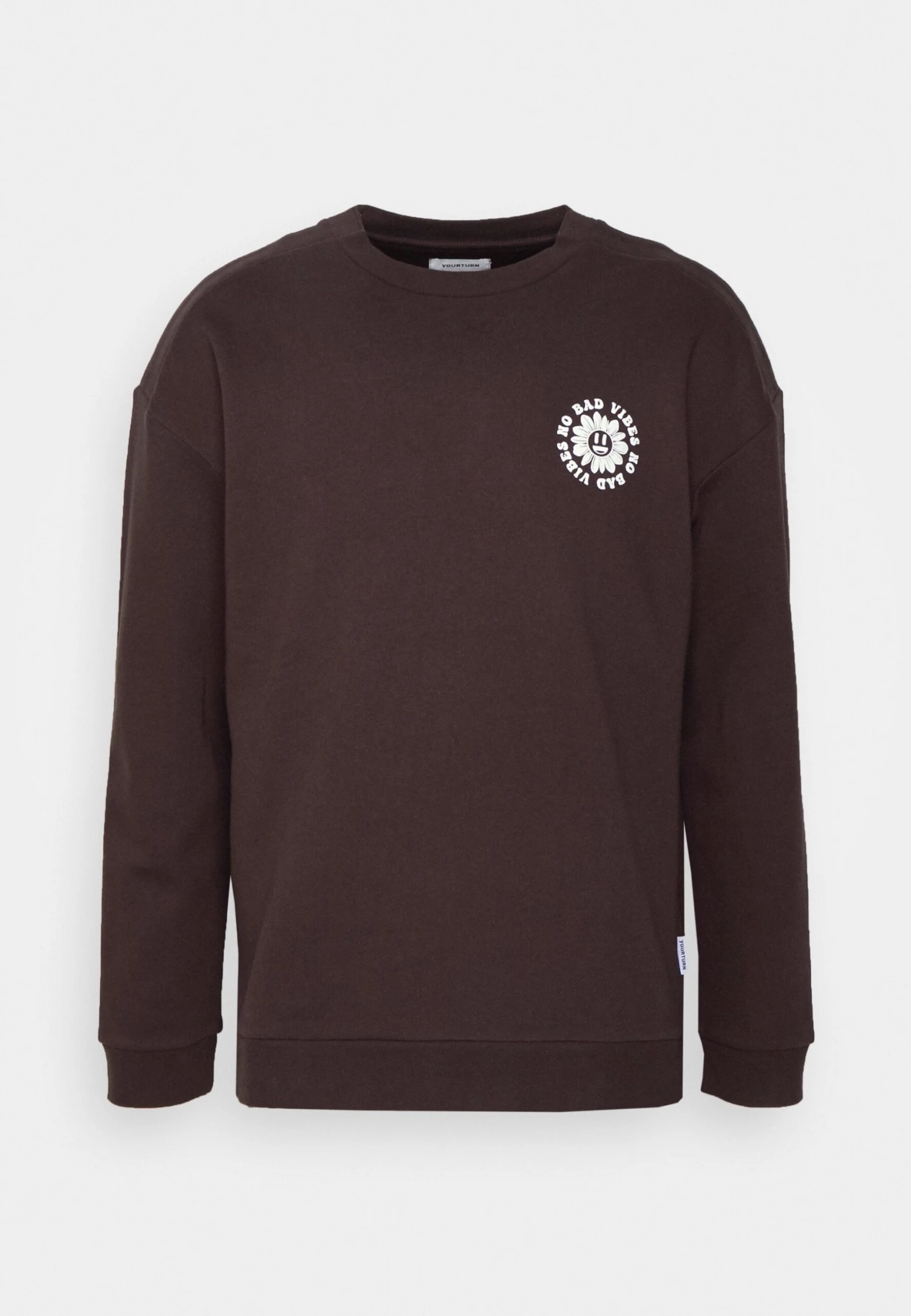 YOURTURN Unisex - Sweater - Dark Brown 9 YOURTURN Unisex - Sweater - Dark Brown - Afbeelding 7