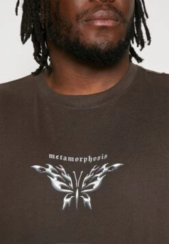 YOURTURN T-Shirt Print - Brown -Yourturn 7673a818b5884438a6f91f8b31d112e1