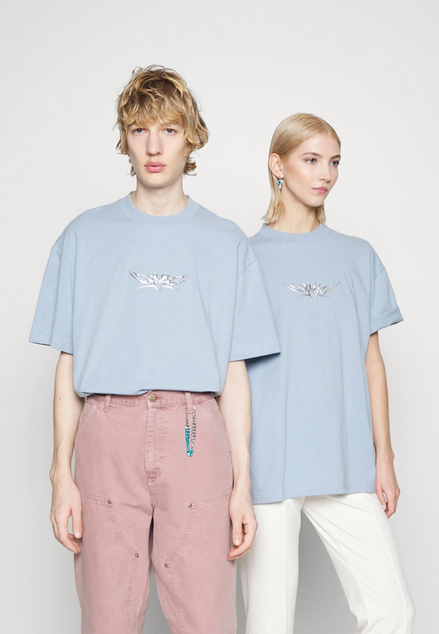 YOURTURN T-Shirt Print - Light Blue 3 YOURTURN T-Shirt Print - Light Blue