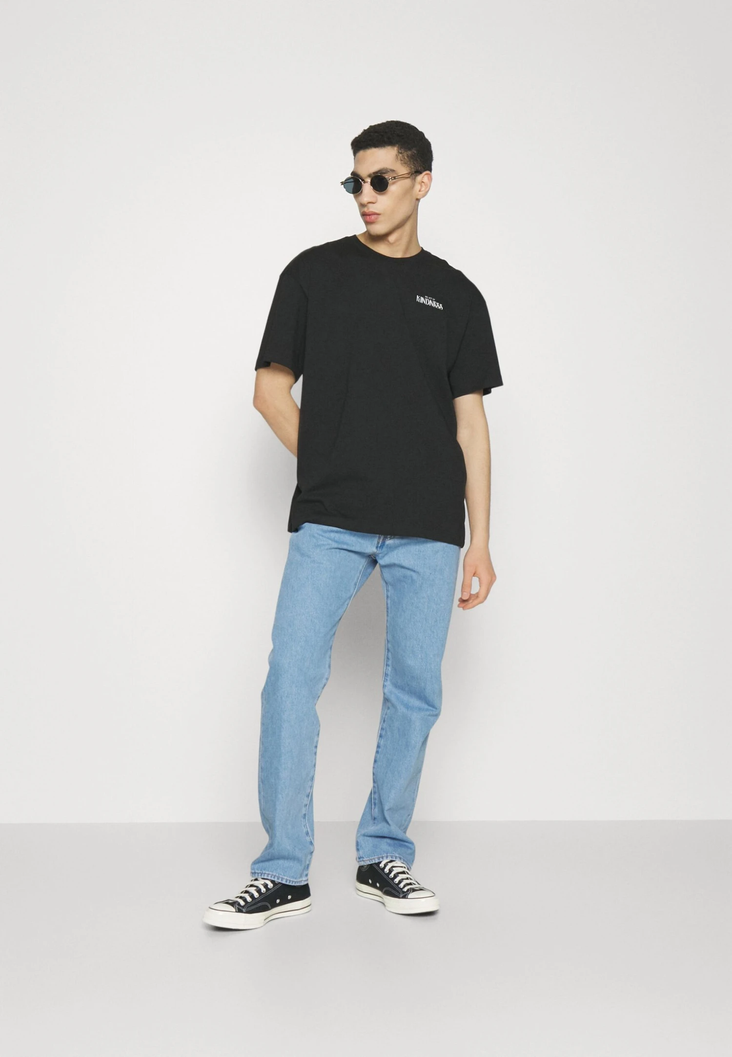 YOURTURN Dragon Graphic TeeUnisex - T-Shirt Print - Black 4 YOURTURN Dragon Graphic TeeUnisex - T-Shirt Print - Black - Afbeelding 2