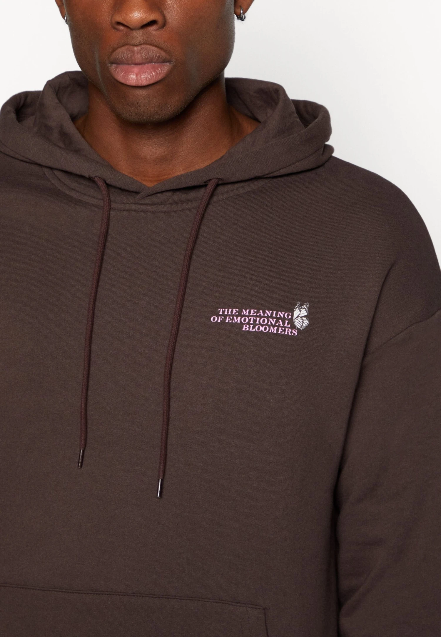 YOURTURN Hoodie- Sweater - Brown 8 YOURTURN Hoodie- Sweater - Brown - Afbeelding 6