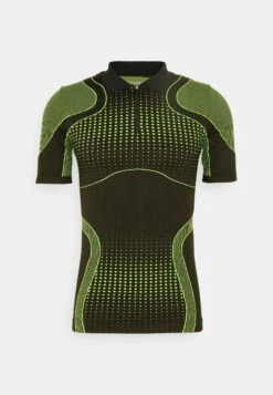 YOURTURN Unisex - Poloshirt - Black/Green -Yourturn 8171098e63af4d089f603c2f968dcf94