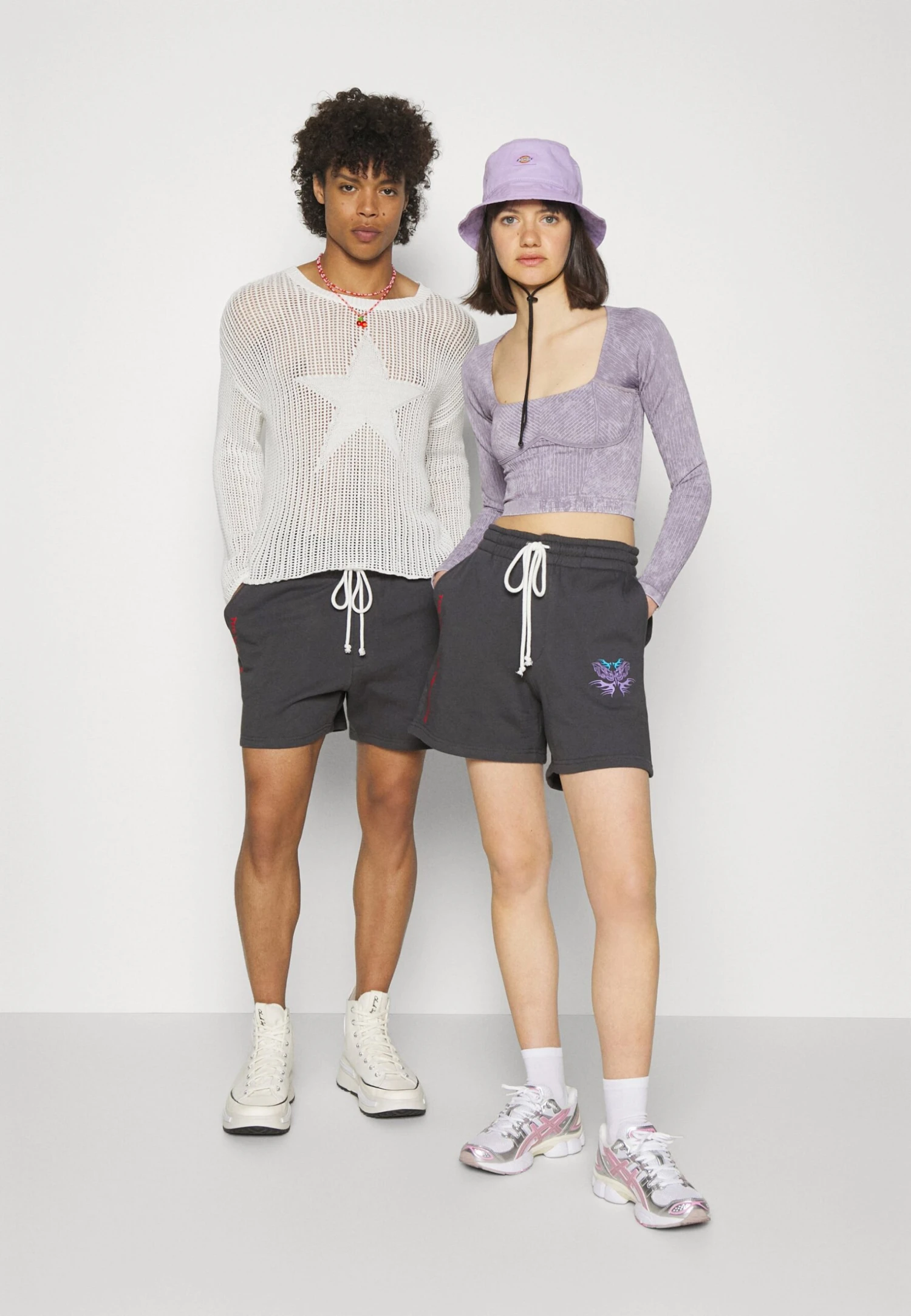 YOURTURN Graphic - Shorts - Dark Grey 4 YOURTURN Graphic - Shorts - Dark Grey - Afbeelding 2