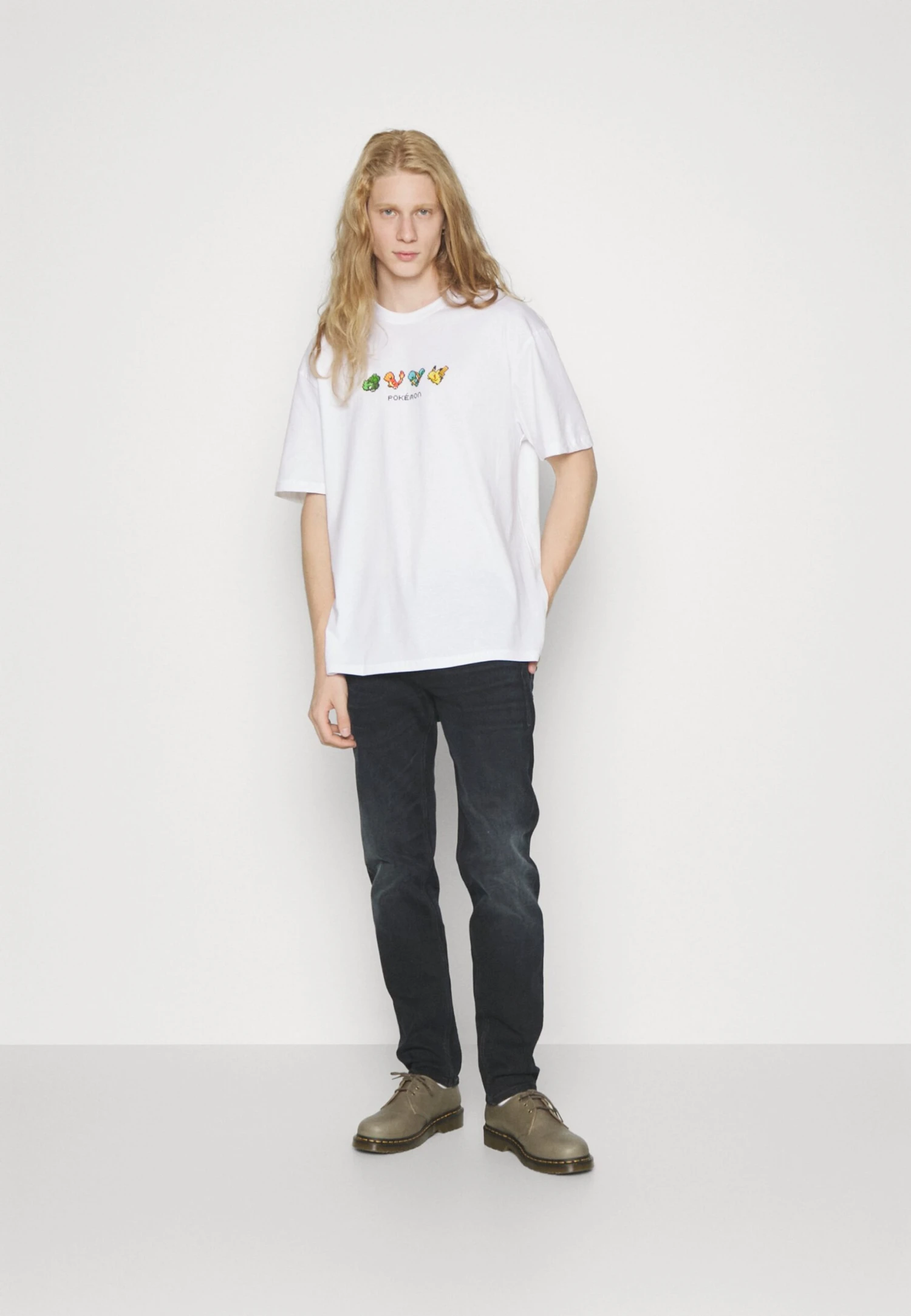 YOURTURN Pokemon Pikachu Unisex - T-Shirt Print - White 4 YOURTURN Pokemon Pikachu Unisex - T-Shirt Print - White - Afbeelding 2