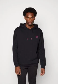 YOURTURN Embroidered Text Hoodie Unisex - Hoodie - Black -Yourturn 831f28d556604900b99533bf068001a6