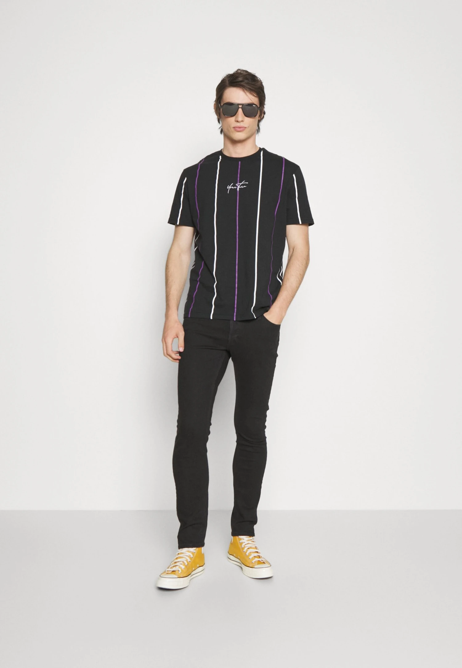 YOURTURN Unisex - T-Shirt Print - Purple 4 YOURTURN Unisex - T-Shirt Print - Purple - Afbeelding 2