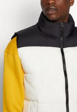 YOURTURN Puffer Vest Unisex - Bodywarmer - Black/White -Yourturn aaaba2cee9a34ba4a8adb37d05c7cff6