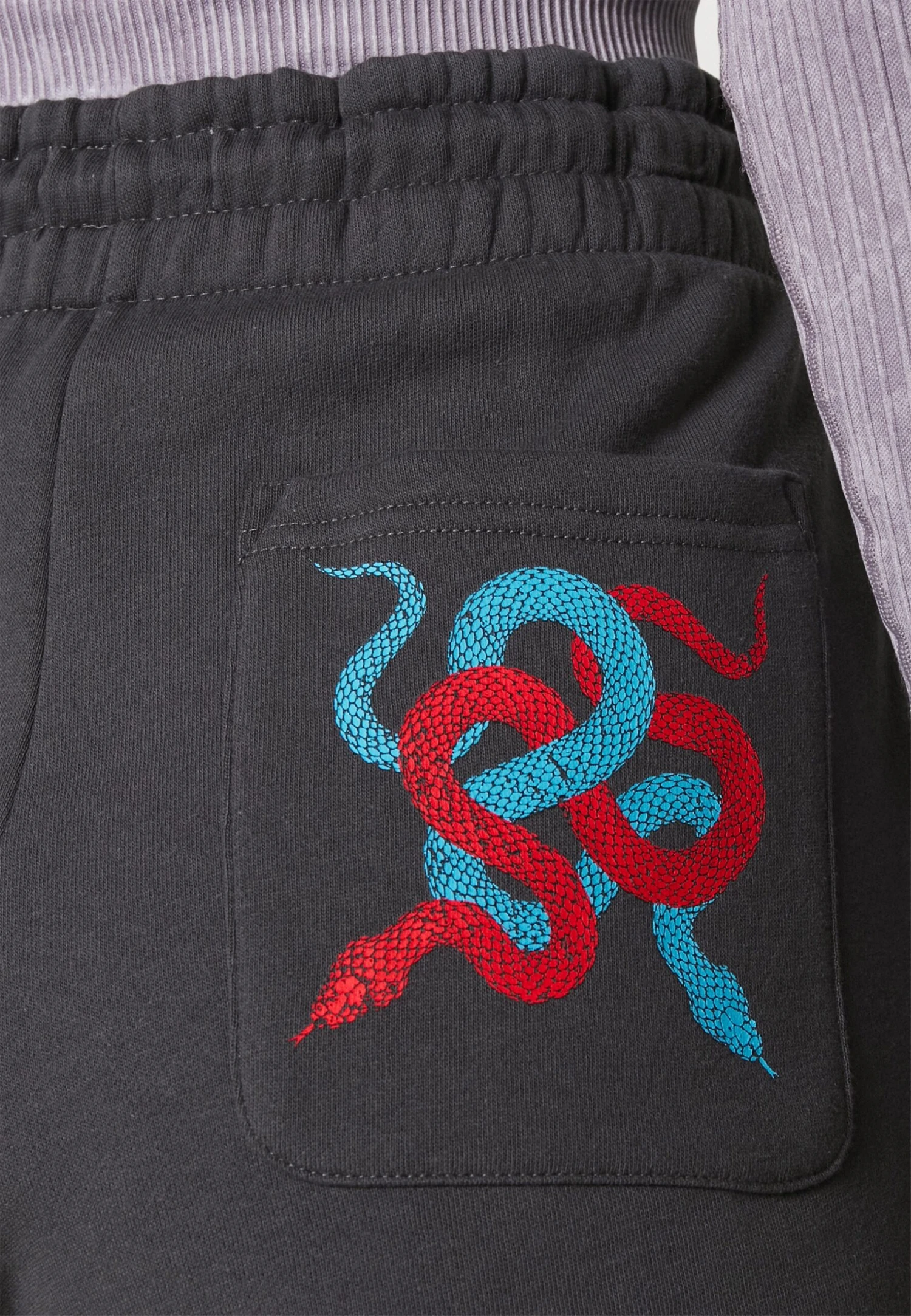 YOURTURN Graphic - Shorts - Dark Grey 8 YOURTURN Graphic - Shorts - Dark Grey - Afbeelding 6