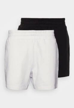 YOURTURN 2 Pack Unisex - Shorts - Black/White -Yourturn b0bd45c80bda41a38ece674c22061b78