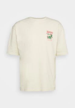 YOURTURN Crocodile Florida Graphic Tee Unisex- T-Shirt Print - Beige -Yourturn b198d671e565489ea5d4e3807bddb05c