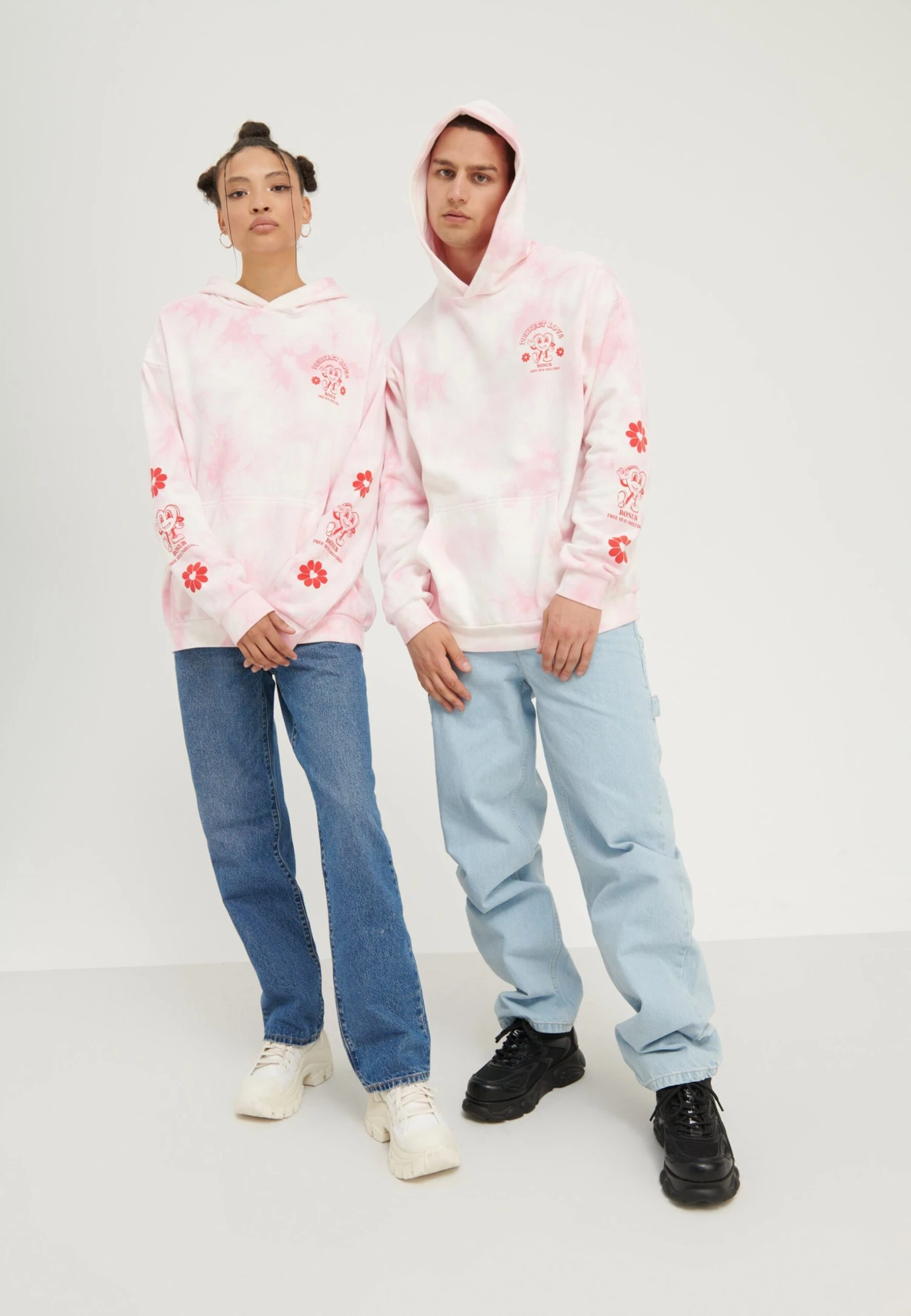 YOURTURN Unisex - Sweater - Pink 4 YOURTURN Unisex - Sweater - Pink - Afbeelding 2