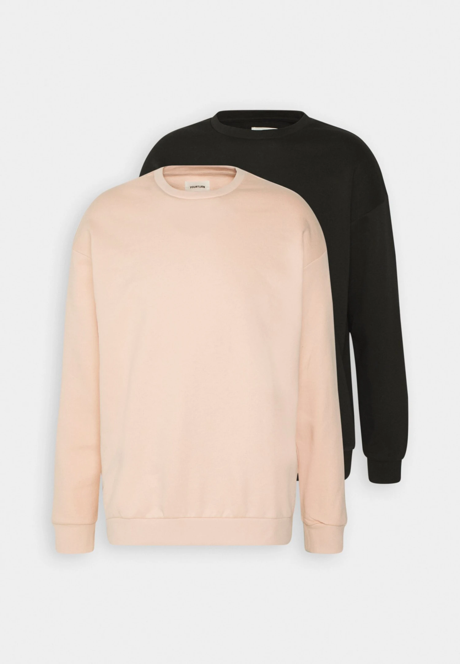 YOURTURN Unisex 2 Pack - Sweater - Black/Pink 7 YOURTURN Unisex 2 Pack - Sweater - Black/Pink - Afbeelding 5