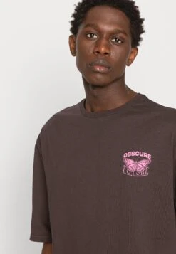 YOURTURN Nostalgia Future Tee Unisex - T-Shirt Print - Brown -Yourturn c005d8a45c934be4a730896b82b831be