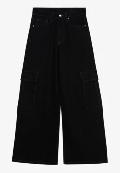 YOURTURN Unisex - Relaxed Fit Jeans - Black Denim -Yourturn c1b77c9a2a764adcb52ae9988078ec2f